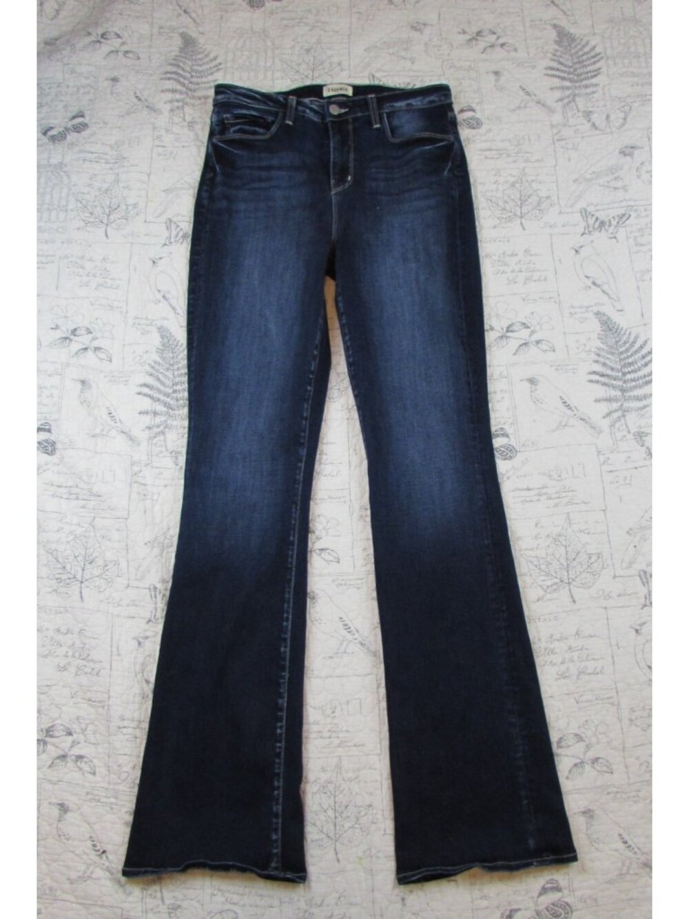 EUC L'AGENCE Selma High Rise Bootcut Jeans in Dark Wash WOMENS 30 X 33